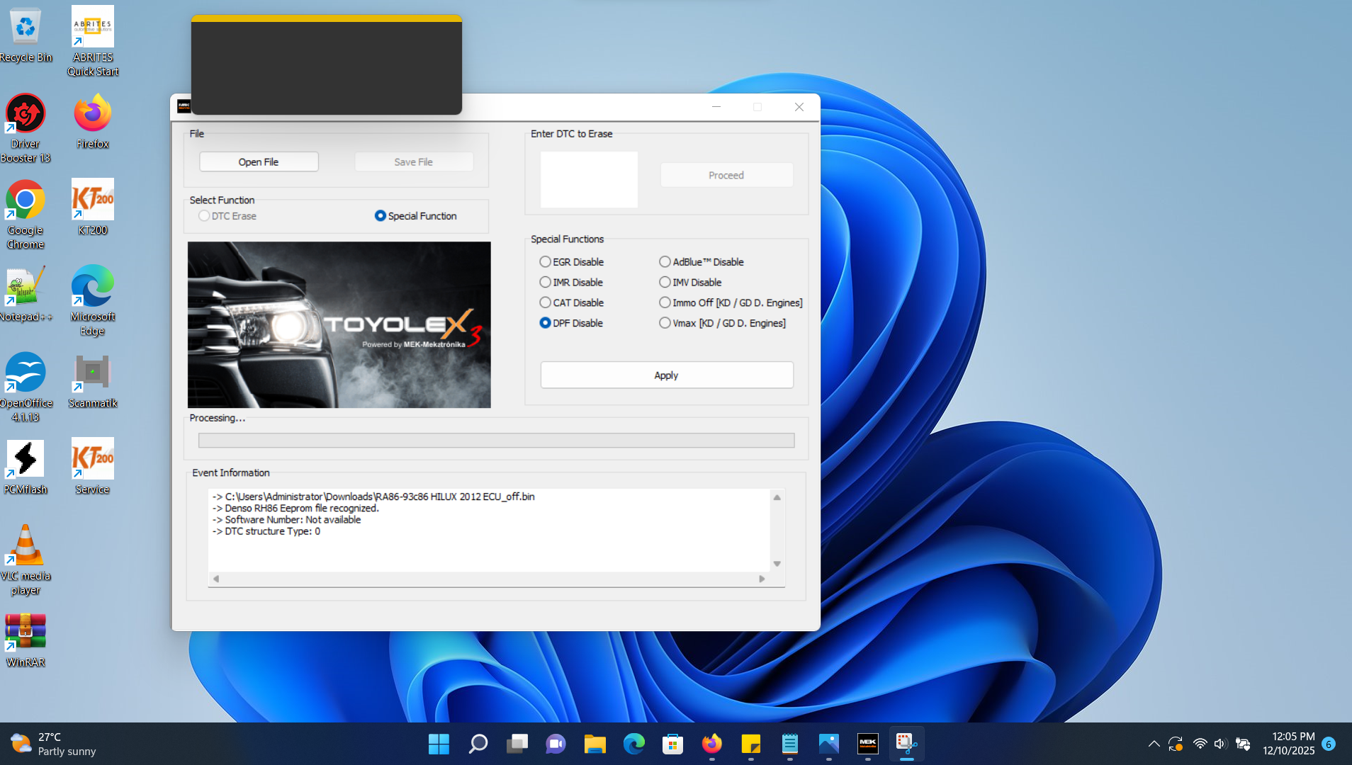 Toyolex 4 fully Activated