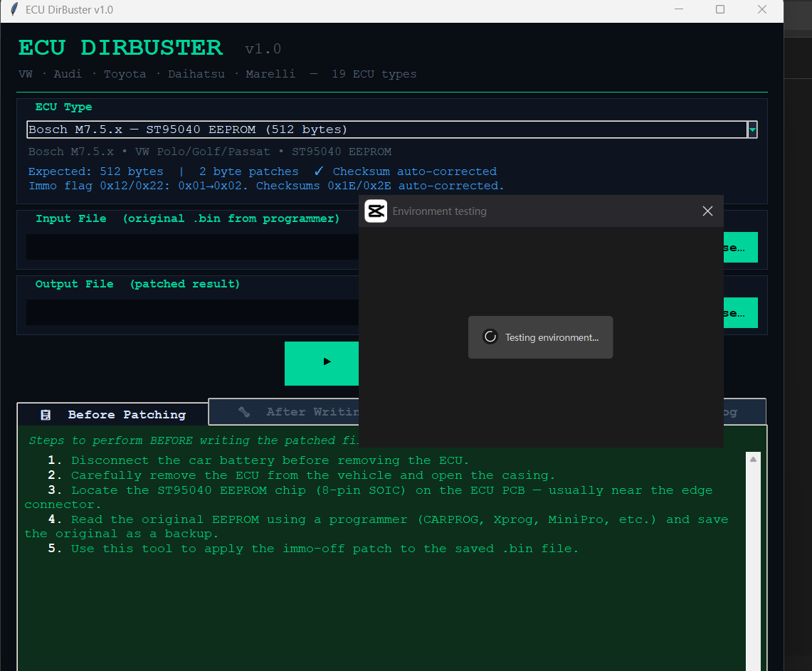 Ecu Dirbuster V1.0